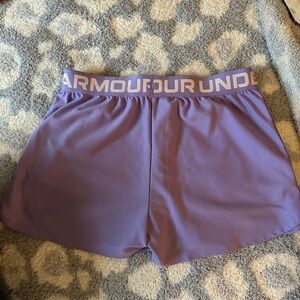 Under Armour Women's Lavender Athletic Shorts